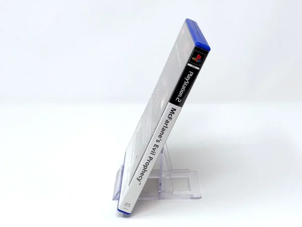 Lateral de la caja de McFarlane's Evil Prophecy (ESP) para PlayStation 2