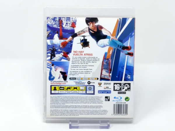 Parte trasera de Mirror's Edge (ESP) (Rebajado) para PlayStation 3, edición PAL España