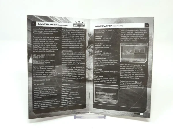 Conflict: Global Storm (UK) (Manual) para PlayStation 2, edición PAL UK, de segunda mano