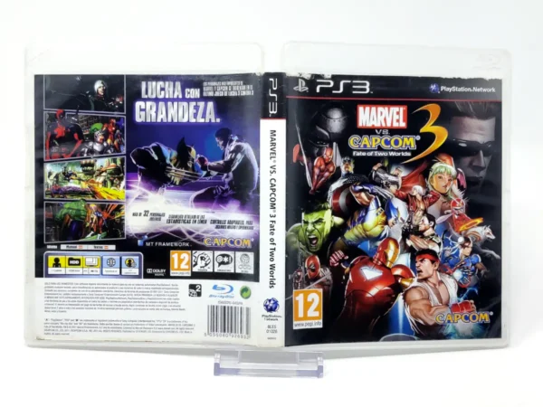 Marvel vs. Capcom 3: Fate of Two Worlds (ESP) (Carátula) para PlayStation 3, edición PAL España, de segunda mano