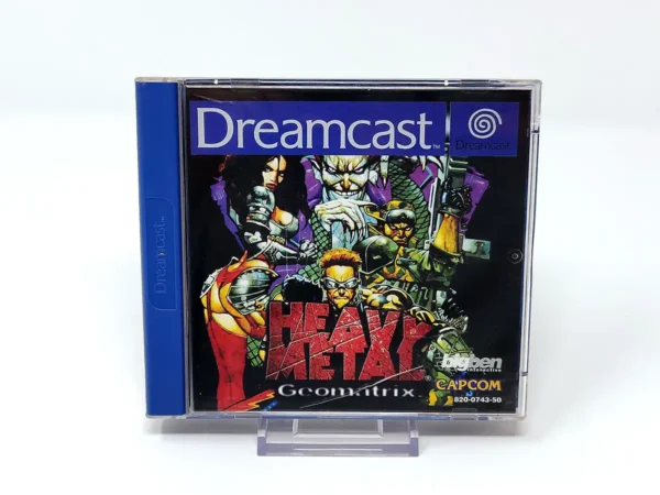 Portada de Heavy Metal: Geomatrix (ESP) para Sega Dreamcast, edición PAL España, de segunda mano
