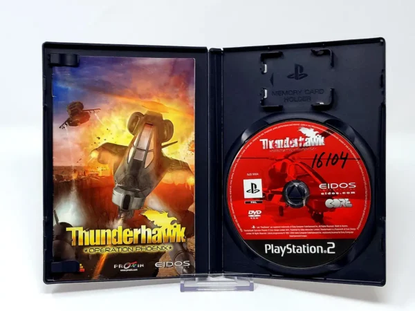 Interior del juego Thunderhawk: Operation Phoenix (ESP) (Rebajado) para PlayStation 2 con disco y manual