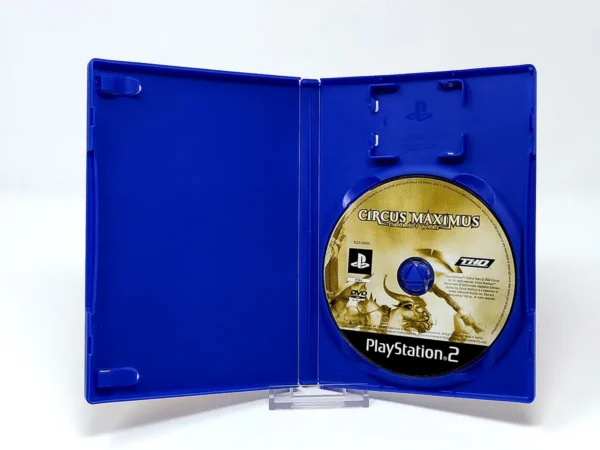 Interior del juego Circus Maximus: Chariot Wars (FRA) (Rebajado) para PlayStation 2 con disco y manual