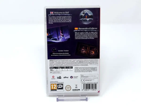 Parte trasera de Pinstripe (ESP) para Nintendo Switch, edición PAL España