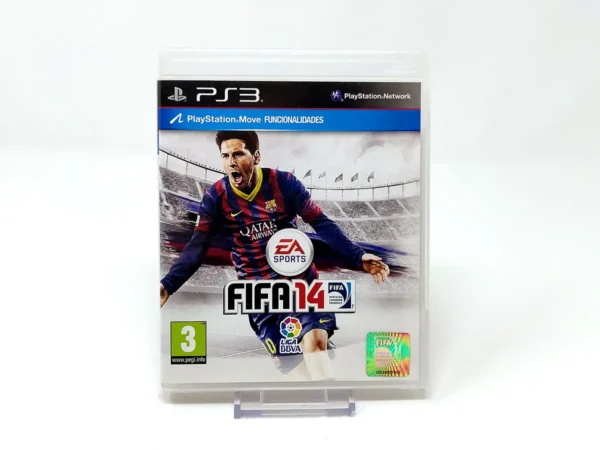 Portada de FIFA 14 (ESP) para PlayStation 3, edición PAL España, de segunda mano