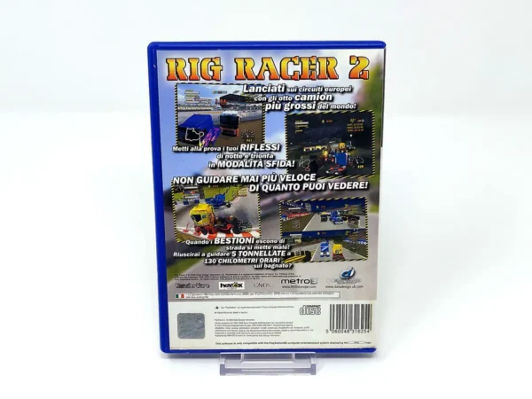 Parte trasera de Rig Racer 2 (ITA) (Rebajado) para PlayStation 2, edición PAL Italia