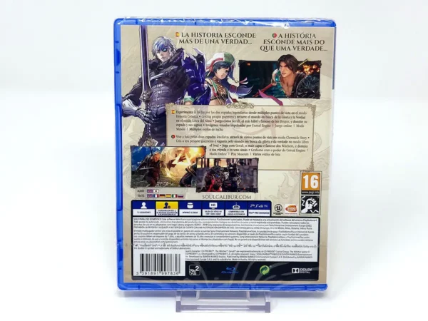 Parte trasera de SoulCalibur VI (ESP) (Precintado) para PlayStation 4, edición PAL España