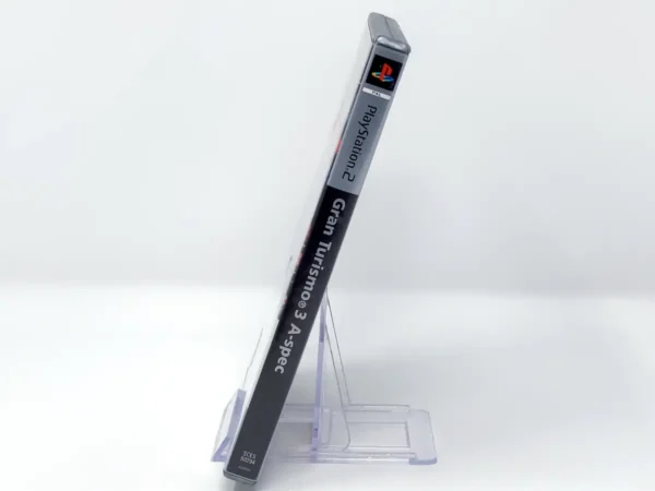 Lateral de la caja de Gran Turismo 3: A-Spec (EUR) (Platinum) para PlayStation 2