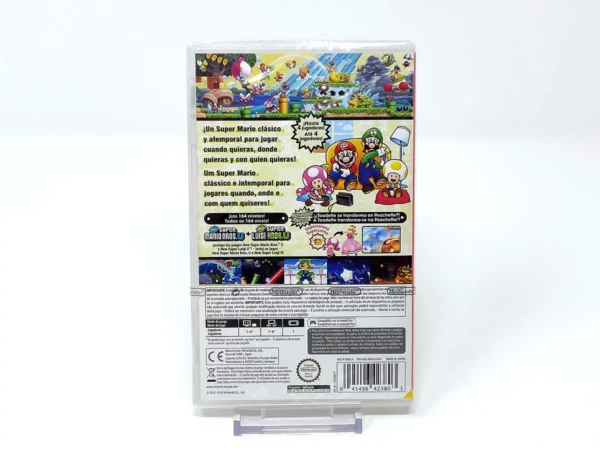 Parte trasera de New Super Mario Bros. U Deluxe (ESP) (Precintado) para Nintendo Switch, edición PAL España