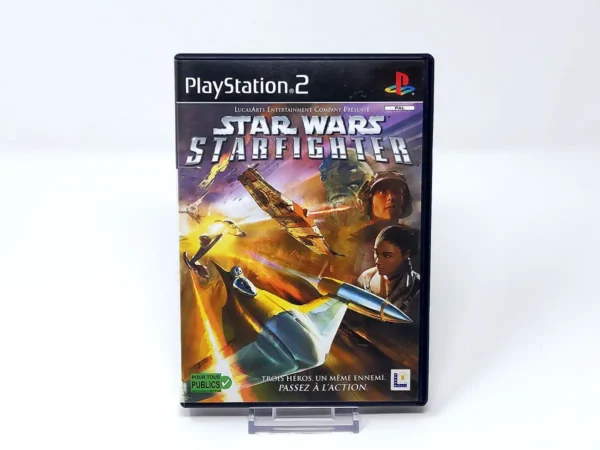 Portada de Star Wars: Starfighter (FRA) (Rebajado) para PlayStation 2, edición PAL Francia, de segunda mano