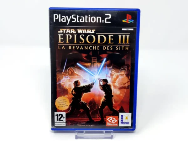 Portada de Star Wars: Episode III: La Revanche des Sith (FRA) para PlayStation 2, edición PAL Francia, de segunda mano