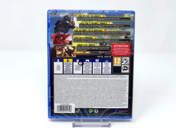 Parte trasera de Earth Defense Force 5 (ESP) (Precintado) para PlayStation 4, edición PAL España