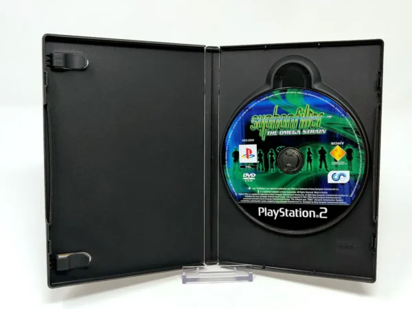 Interior del juego Syphon Filter: The Omega Strain (ESP) (Rebajado) para PlayStation 2 con disco y manual