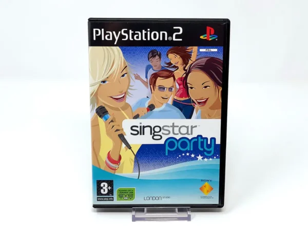 Portada de SingStar Party (ESP) (Versión 2) (Rebajado) para PlayStation 2, edición PAL España, de segunda mano