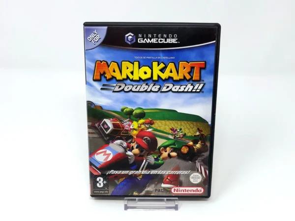 Portada de Mario Kart: Double Dash!! (ESP) para Nintendo GameCube, edición PAL España, de segunda mano
