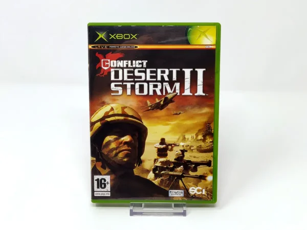 Portada de Conflict: Desert Storm II (ESP) para XBOX, edición PAL España, de segunda mano