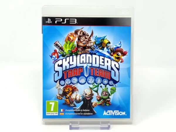 Portada de Skylanders: Trap Team (ESP) para PlayStation 3, edición PAL España, de segunda mano