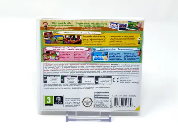 Parte trasera de Animal Crossing: New Leaf (ESP) (Rebajado) para Nintendo 3DS, edición PAL España