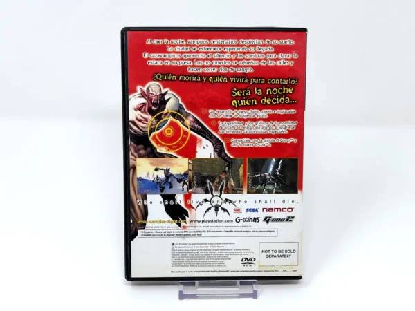Parte trasera de Vampire Night (ESP) (Rebajado) para PlayStation 2, edición PAL España