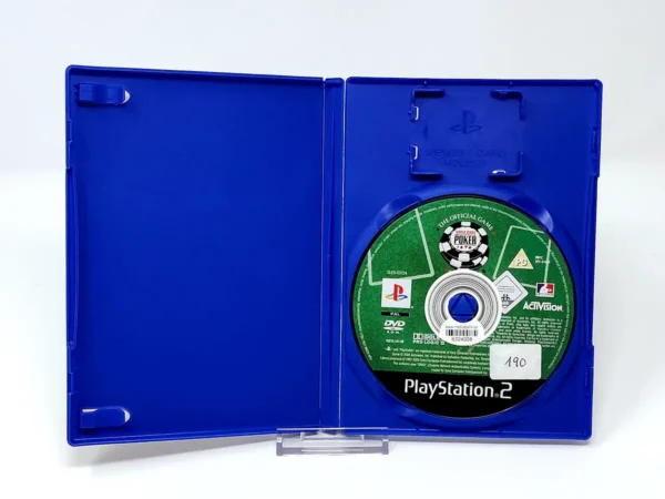 Interior del juego World Series of Poker (ESP) (Rebajado) para PlayStation 2 con disco y manual