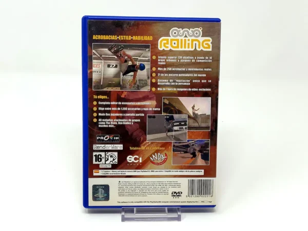 Parte trasera de Rolling (ESP) (Rebajado) para PlayStation 2, edición PAL España