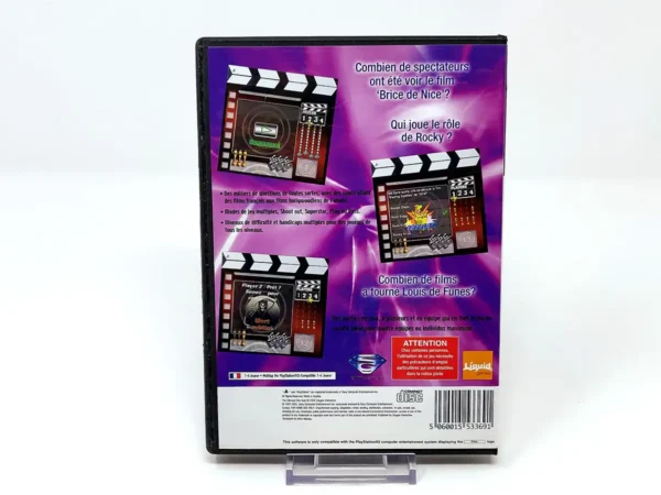 Parte trasera de The Ultimate Film Quiz (FRA) para PlayStation 2, edición PAL Francia