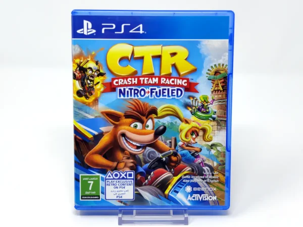 Portada de Crash Team Racing: Nitro-Fueled (ARB) para PlayStation 4, edición PAL Arabia, de segunda mano
