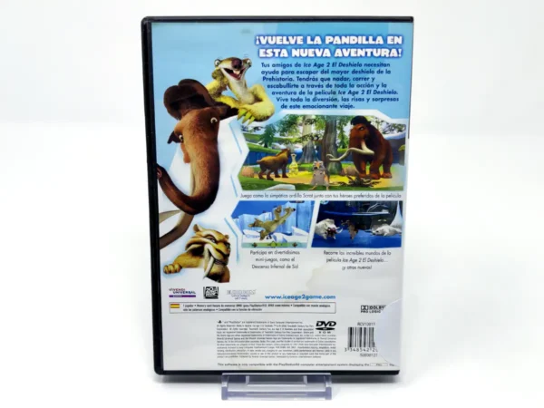 Parte trasera de Ice Age 2: El Deshielo (ESP) (Rebajado) para PlayStation 2, edición PAL España