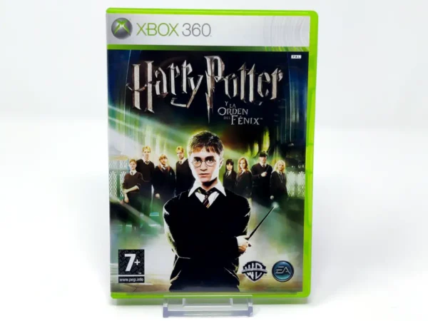 Portada de Harry Potter y la Orden del Fénix (ESP) para XBOX 360, edición PAL España, de segunda mano