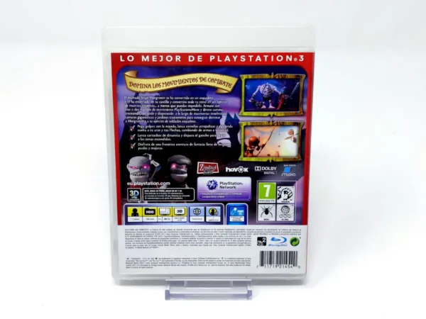 Parte trasera de Medieval Moves (ESP) (Essentials) para PlayStation 3, edición PAL España