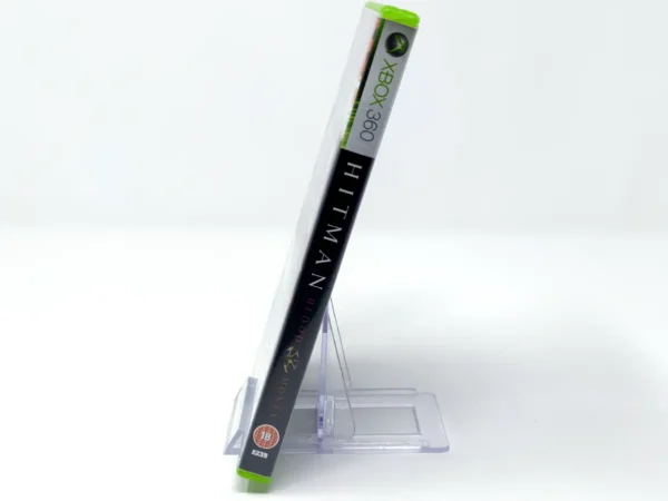 Lateral de la caja de Hitman: Blood Money (UK) para XBOX 360