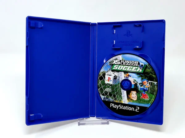Interior del juego XS Junior League Soccer (FRA) (Rebajado) para PlayStation 2 con disco y manual