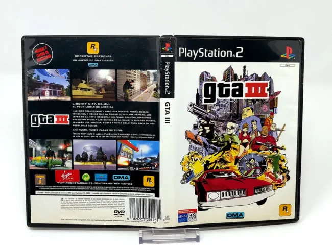 Grand Theft Auto III (ESP) (v3) (Carátula)