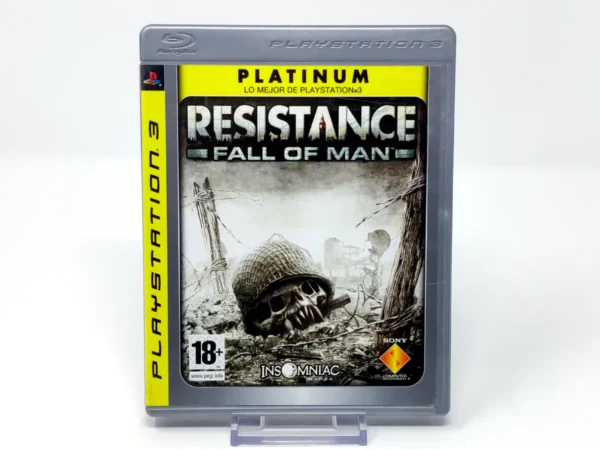 Portada de Resistance: Fall of Man (ESP) (Platinum) para PlayStation 3, edición PAL España, de segunda mano