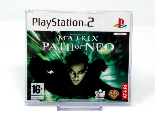 Portada de The Matrix: Path of Neo (ESP) (Promo) para PlayStation 2, edición PAL EUR, de segunda mano