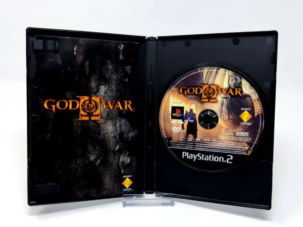 Interior del juego God of War II (ESP) (Rebajado) para PlayStation 2 con disco y manual