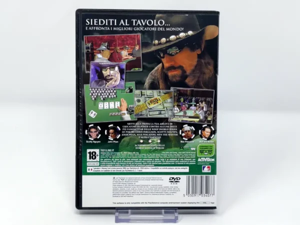 Parte trasera de World Series of Poker (ITA) (Rebajado) para PlayStation 2, edición PAL Italia