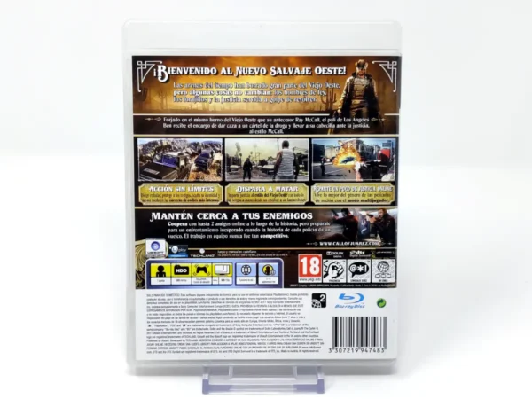 Parte trasera de Call of Juarez: The Cartel (ESP) (Rebajado) para PlayStation 3, edición PAL España