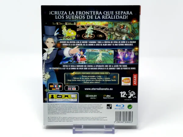 Parte trasera de Eternal Sonata (ESP) (Incluye cubre) para PlayStation 3, edición PAL España