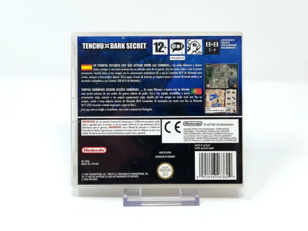 Parte trasera de Tenchu: Dark Secret (ESP) (Rebajado) para Nintendo DS, edición PAL España