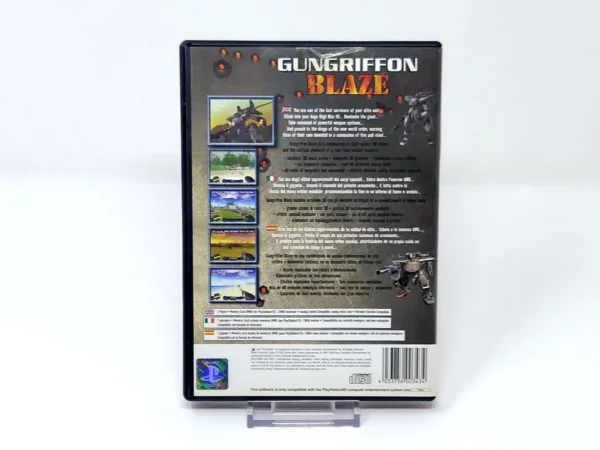 Parte trasera de Gungriffon Blaze (ESP) (Rebajado) para PlayStation 2, edición PAL España