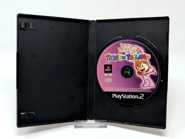 Interior del juego Myth Makers: Trixie in Toyland (FRA) (Rebajado) para PlayStation 2 con disco y manual