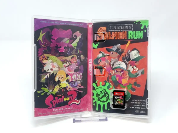 Interior del juego Splatoon 2 (ESP) para Nintendo Switch con disco y manual