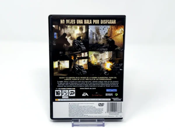 Parte trasera de Black (ESP) (Rebajado) para PlayStation 2, edición PAL España