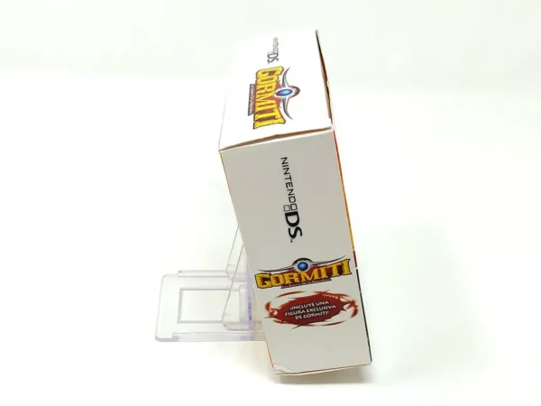 Lateral de la caja de Gormiti: Los Señores de la Naturaleza (ESP) para Nintendo DS