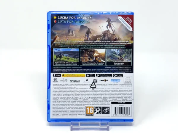 Parte trasera de Avatar: Frontiers of Pandora (Limited Edition) (ESP) (Precintado) para PlayStation 5, edición PAL España