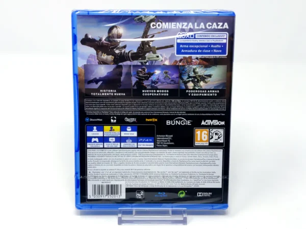 Parte trasera de Destiny 2: Los Renegados (Colección Legendaria) (ESP) (Precintado) para PlayStation 4, edición PAL España