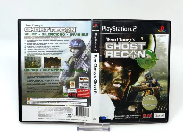 Tom Clancy's Ghost Recon (ESP) (Carátula) (Rebajado) para PlayStation 2, edición PAL España, de segunda mano