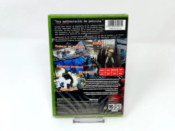 Parte trasera de Second Sight (ESP) (Precintado) para XBOX, edición PAL España