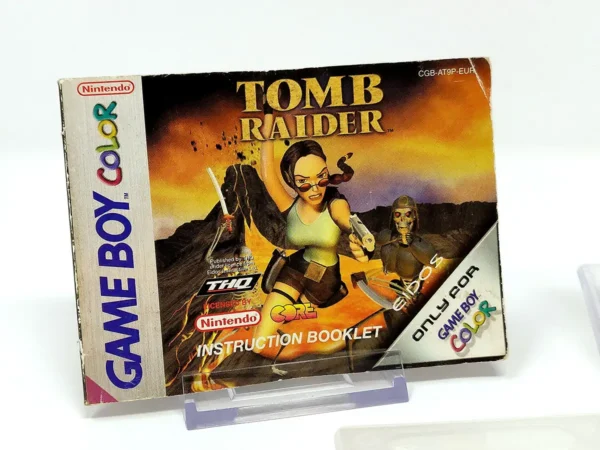 Tomb Raider (EUR) (Cartucho + Manual) para Nintendo Game Boy Color, edición PAL España, de segunda mano